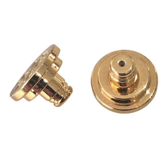 TORY BURCH • Gold Gemini Duality Earrings - Picture 5 of 6